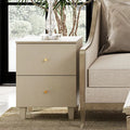 Wood Accent Cabinet with 2 Drawers J80254