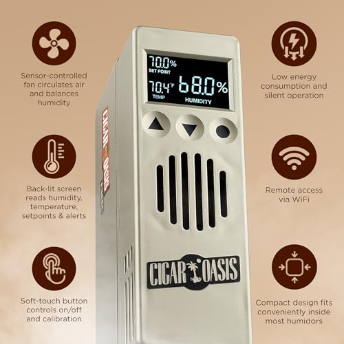 Electric Cigar Humidifier with LCD Display K116138