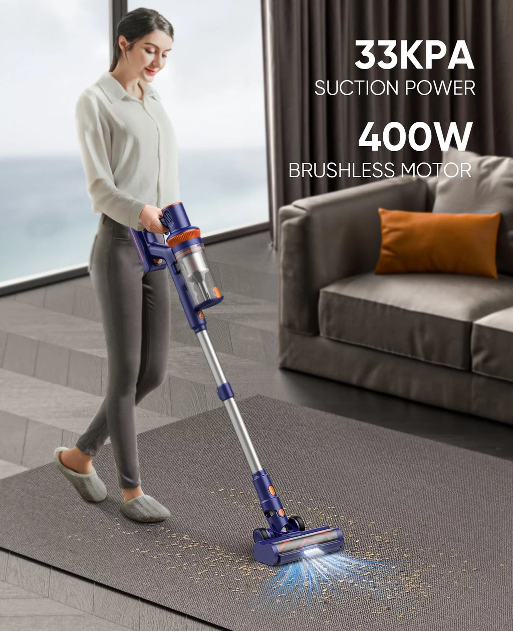 Cordless Stick Vacuum Cleaner Lightweight L673