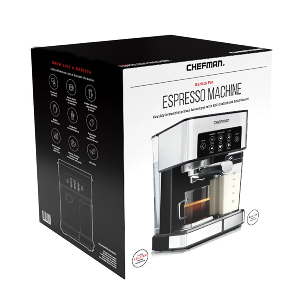 6-in-1 Espresso Machine with Milk Frother D3146