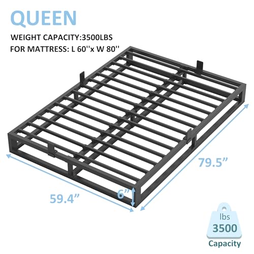6 Inch Queen Metal Platform Bed Frame G29878