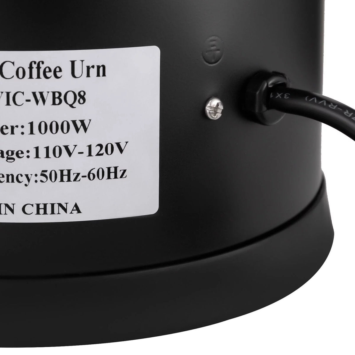 8L 1KW Stainless Steel Commercial Coffee Urn J820