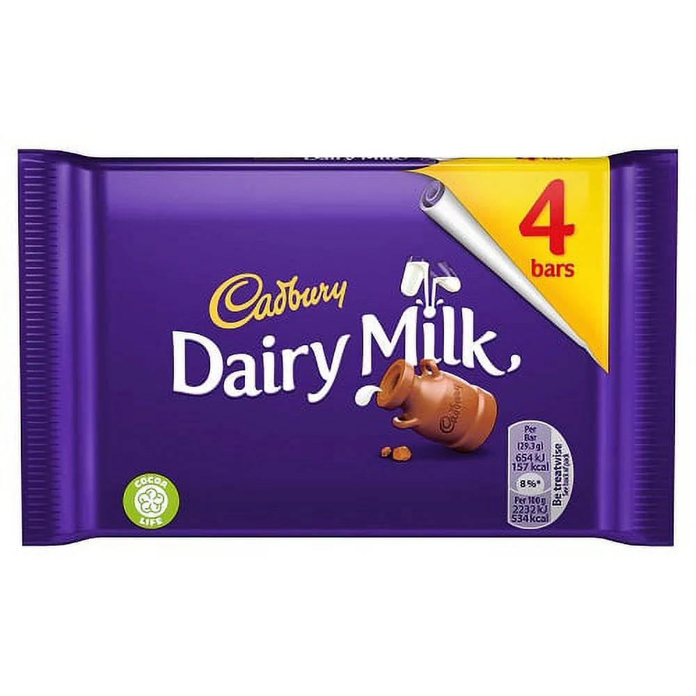 Dairy Milk 4Pk 108.8g Pack of 6 V322