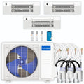 42,000 BTU 3 Zone Ceiling Cassette Ductless Air Conditioner and Heat Pump G808