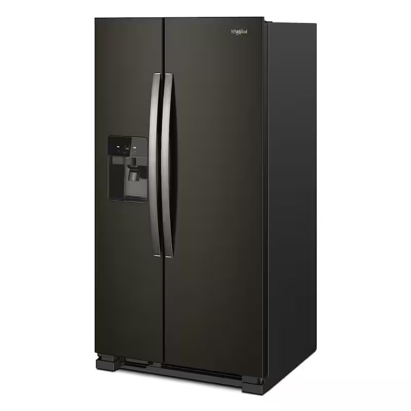 Black Stainless Side by Side Refrigerator F6155