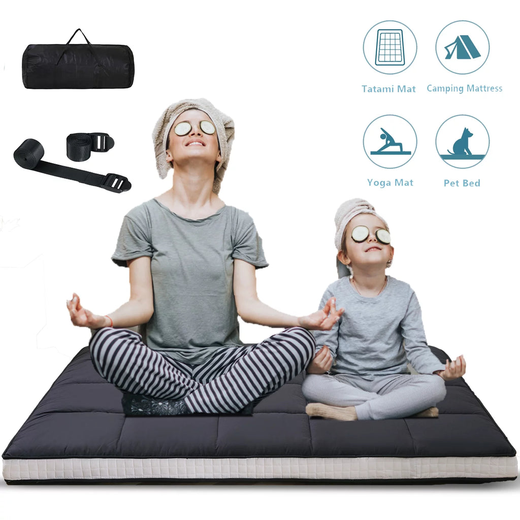 Queen Size Foldable Roll Up Floor Mattress Z1539
