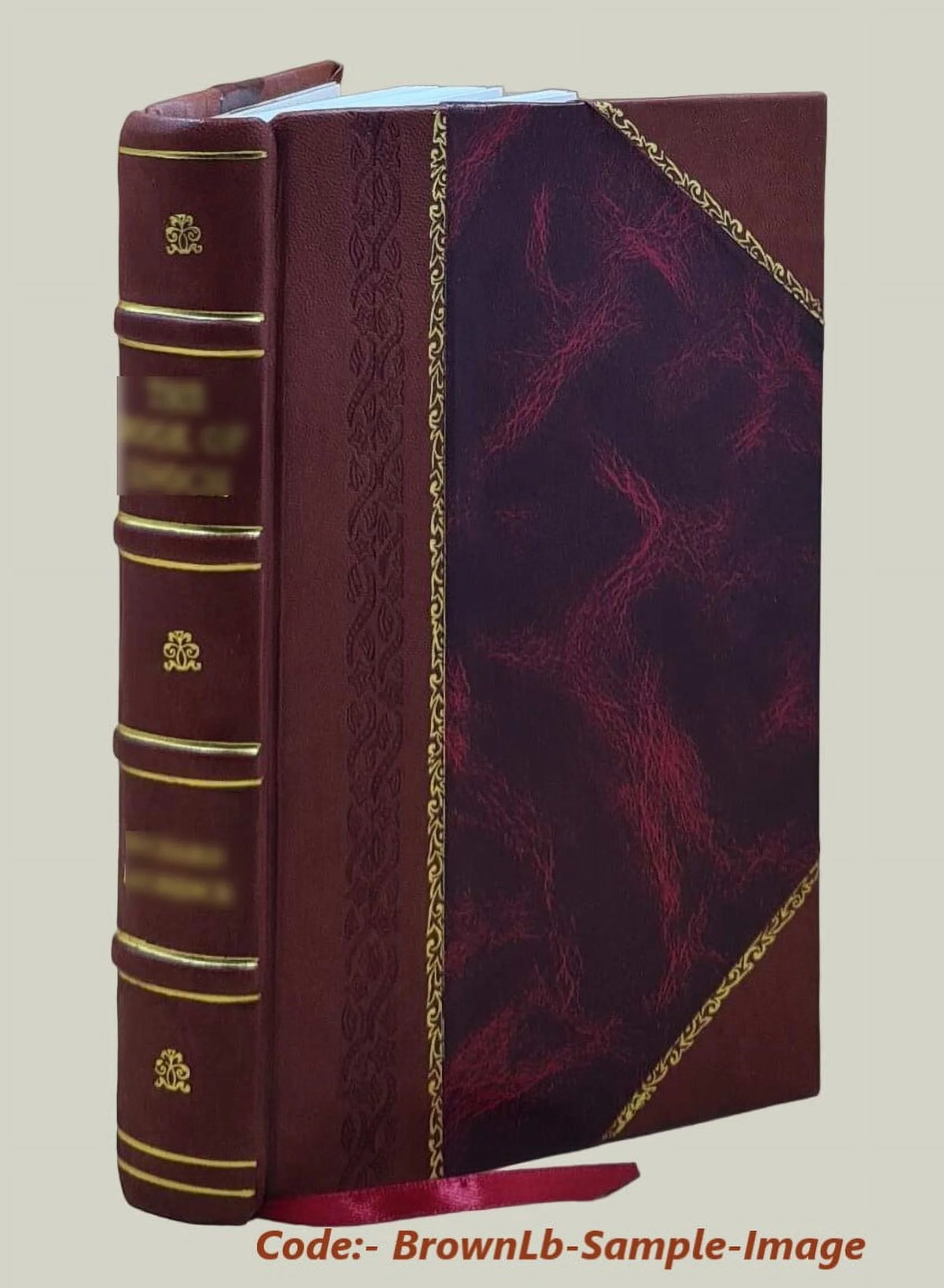 Genealogy of the Malcolm Family Leather Bound Z403