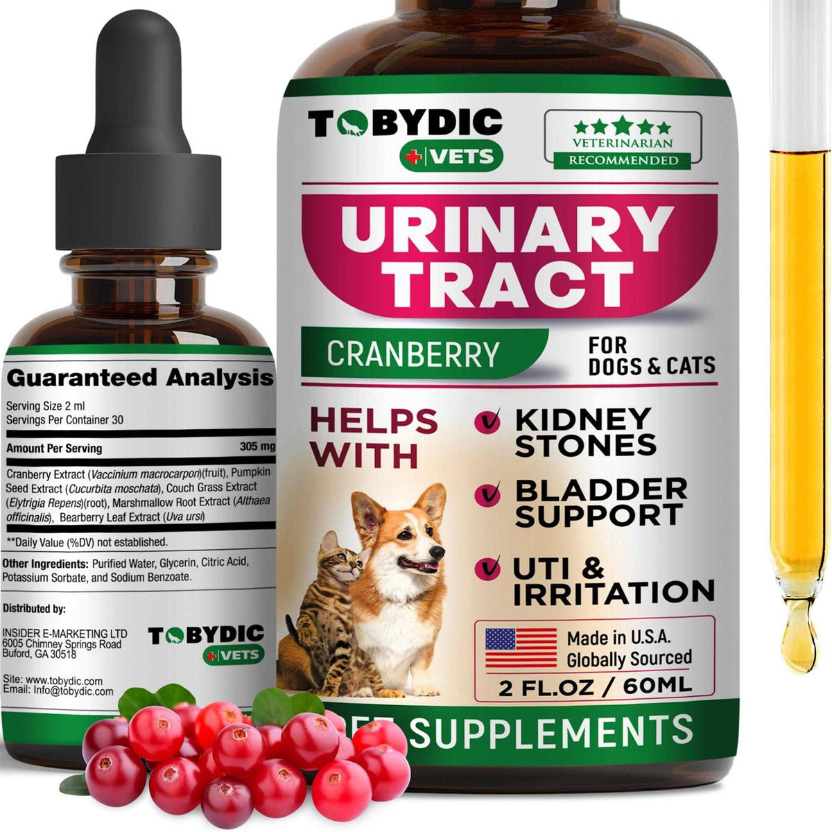 Cat & Dog UTI Medicine with Cranberry H44047