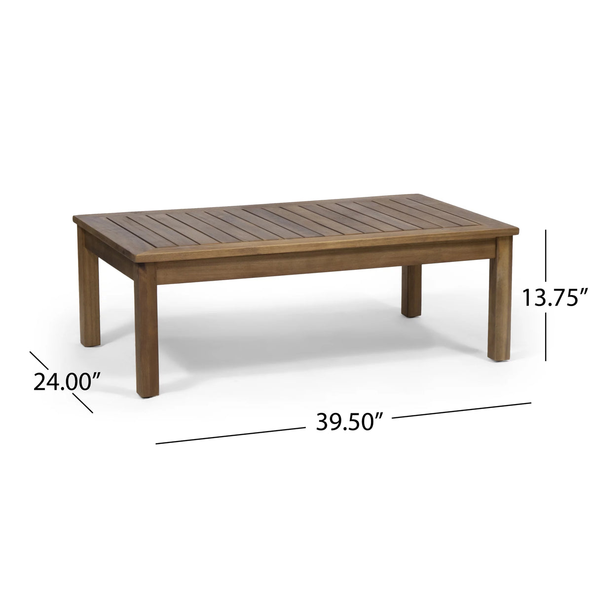 Acacia Wood and Rope 4 Seater Chat Set with Cushions F77861