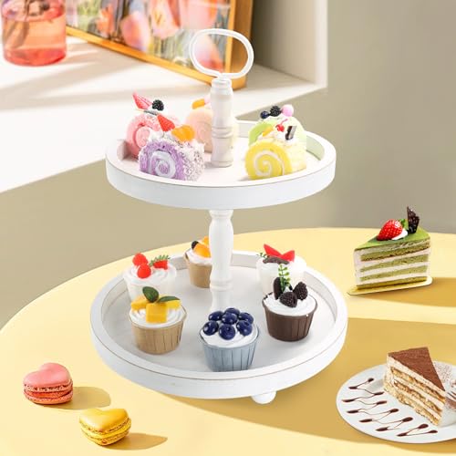 Halloween Decorations and Wooden Two Tiered Tray Stand M929466
