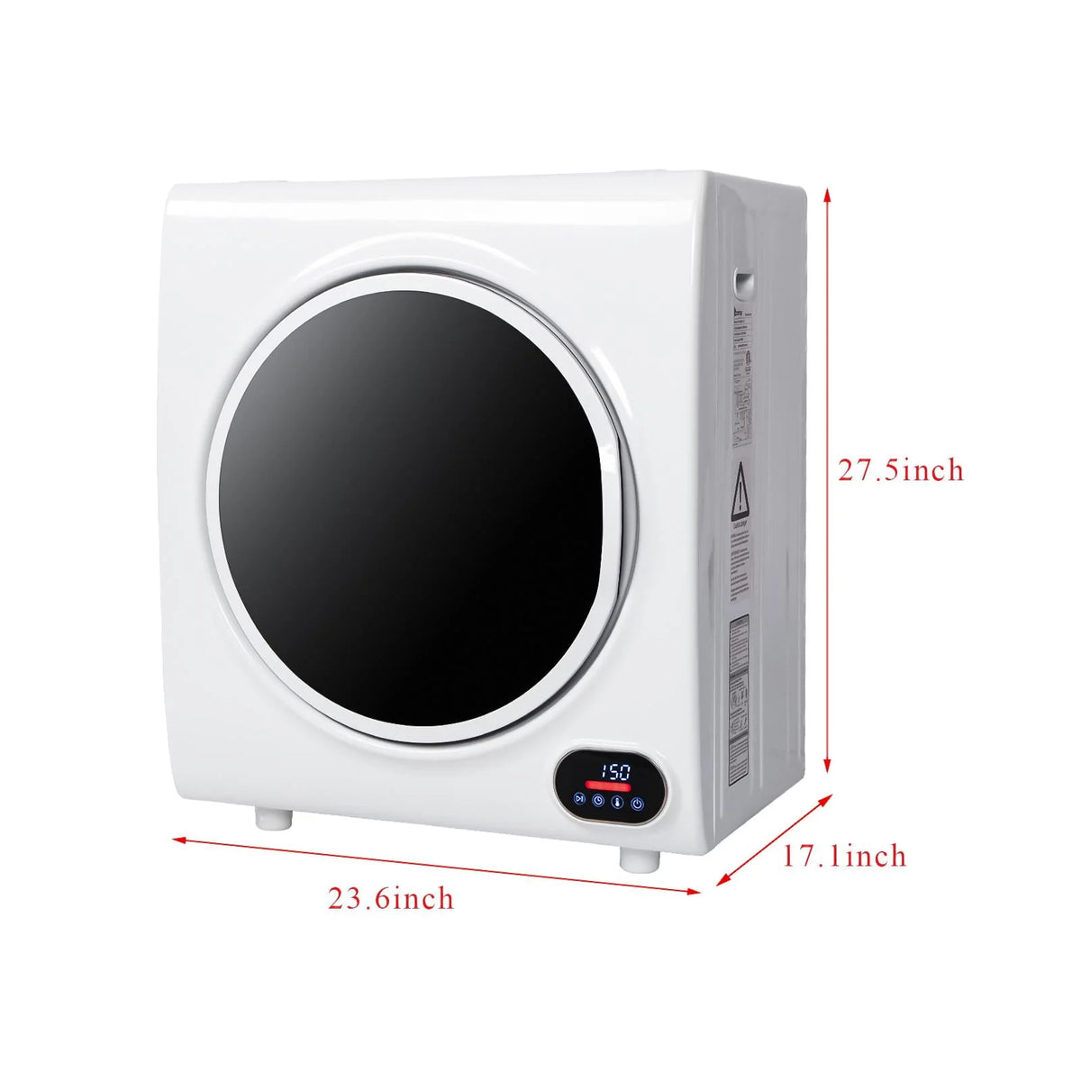 2.6 cu.ft Compact Laundry Dryer T536021