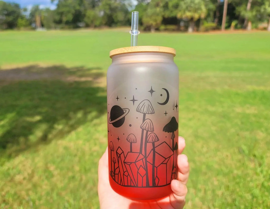 Mushroom Beer Can Glass 16 oz P295845
