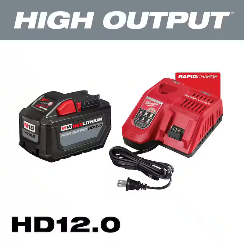 18-Volt Lithium-Ion Battery Pack 12.0 Ah and Rapid Charger Starter Kit E9787