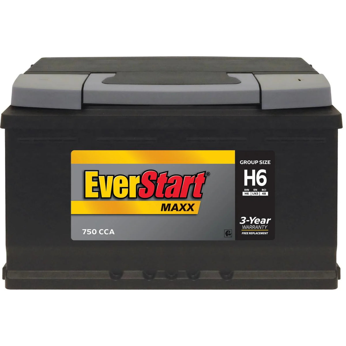 Lead Acid Automotive Battery Group Size H6 12 Volt 750 CCA T78643