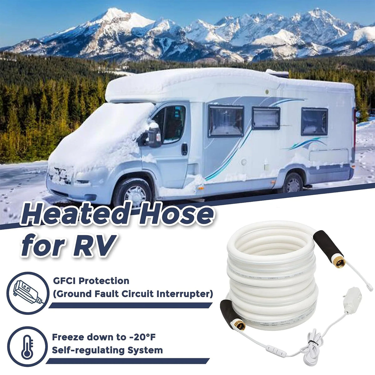 Heated Water Hose with GFCI Z576