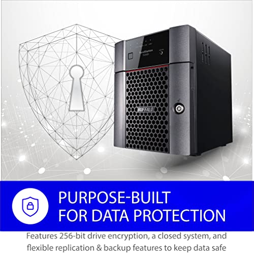 4-Bay 16TB Desktop NAS with Hard Drives Included M6869