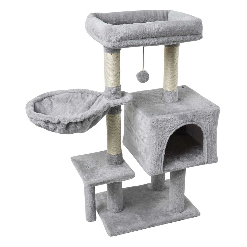 Cute Cat Tree Kitten Cat Tower with Sisal Scratching Posts T618