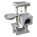 Cute Cat Tree Kitten Cat Tower with Sisal Scratching Posts T618