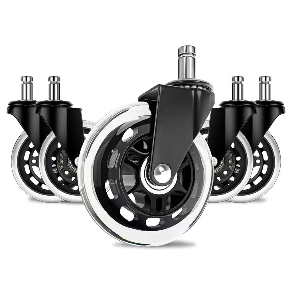 Office Chair Wheels Replacement 5PCS 3INCH Casters J718237