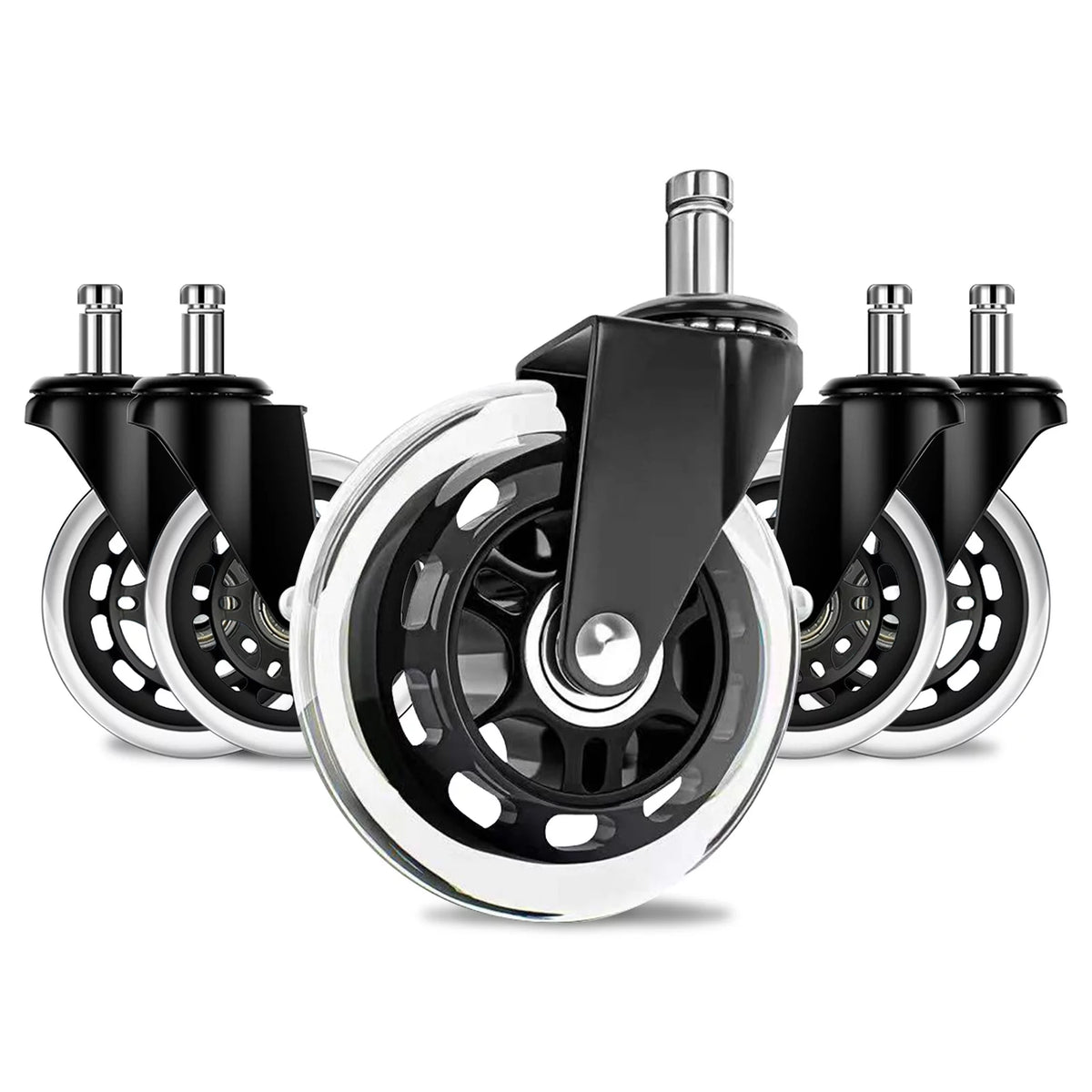 Office Chair Wheels Replacement 5PCS 3INCH Casters J718237