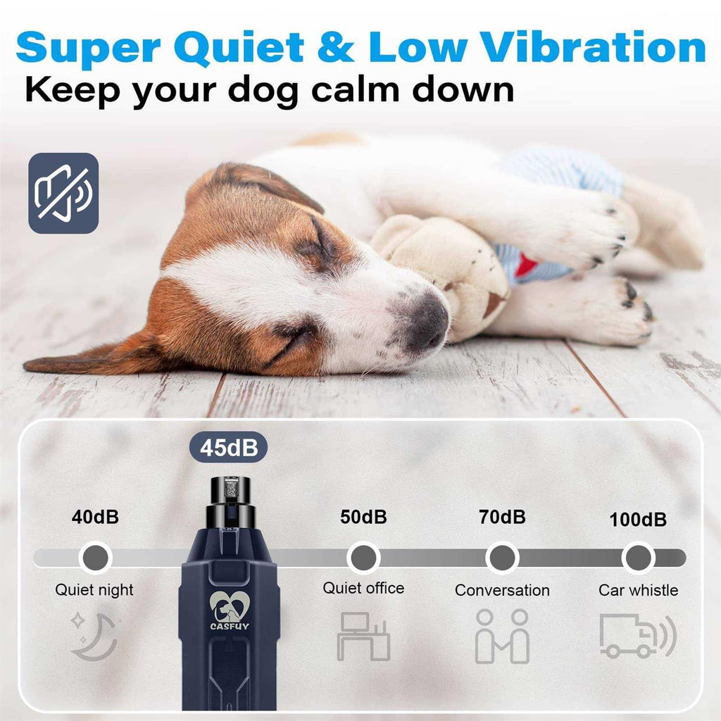 6-Speed Rechargeable Electric Dog Nail Grinder V98338