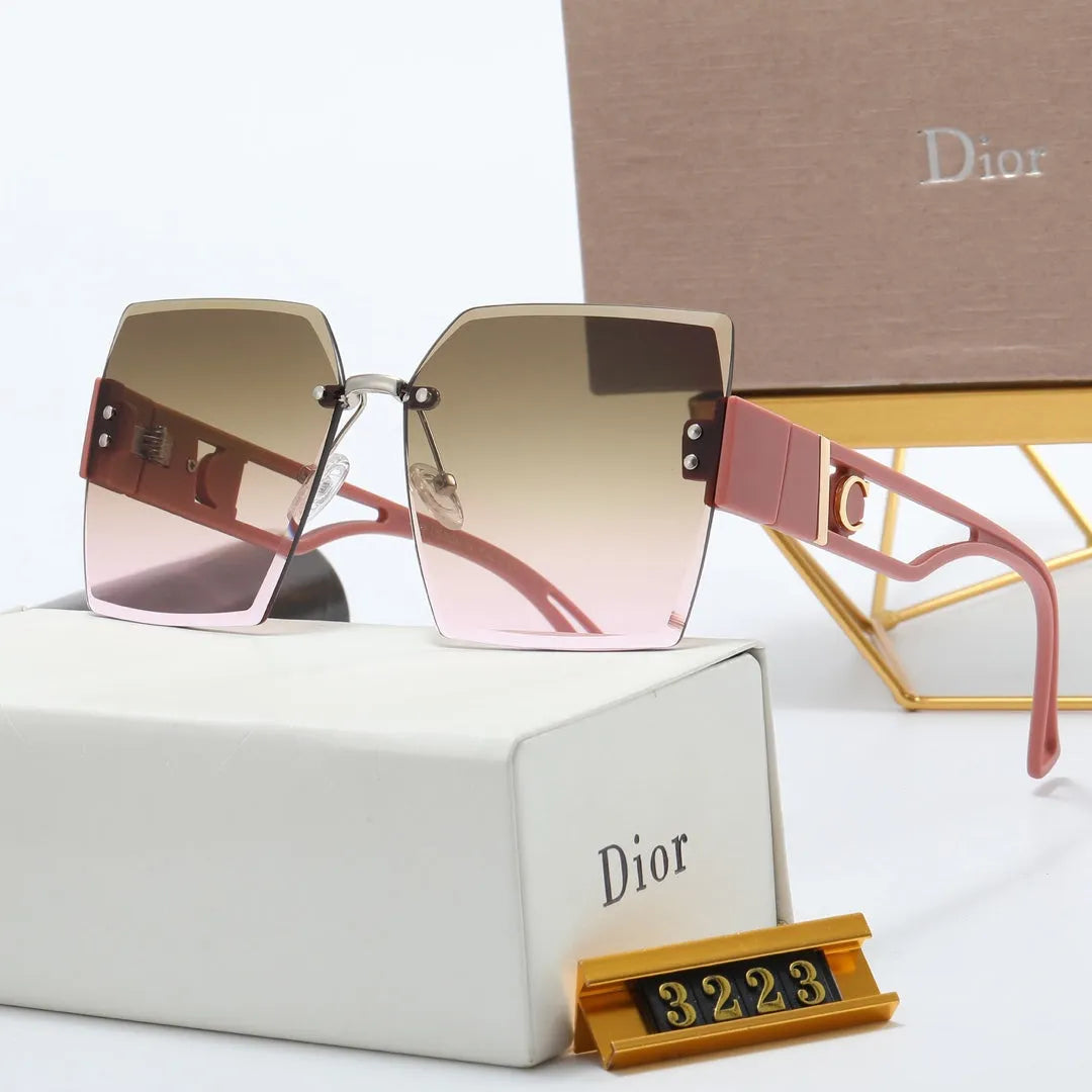 Rimless Nylon Lens Polarized Sunglasses E4695