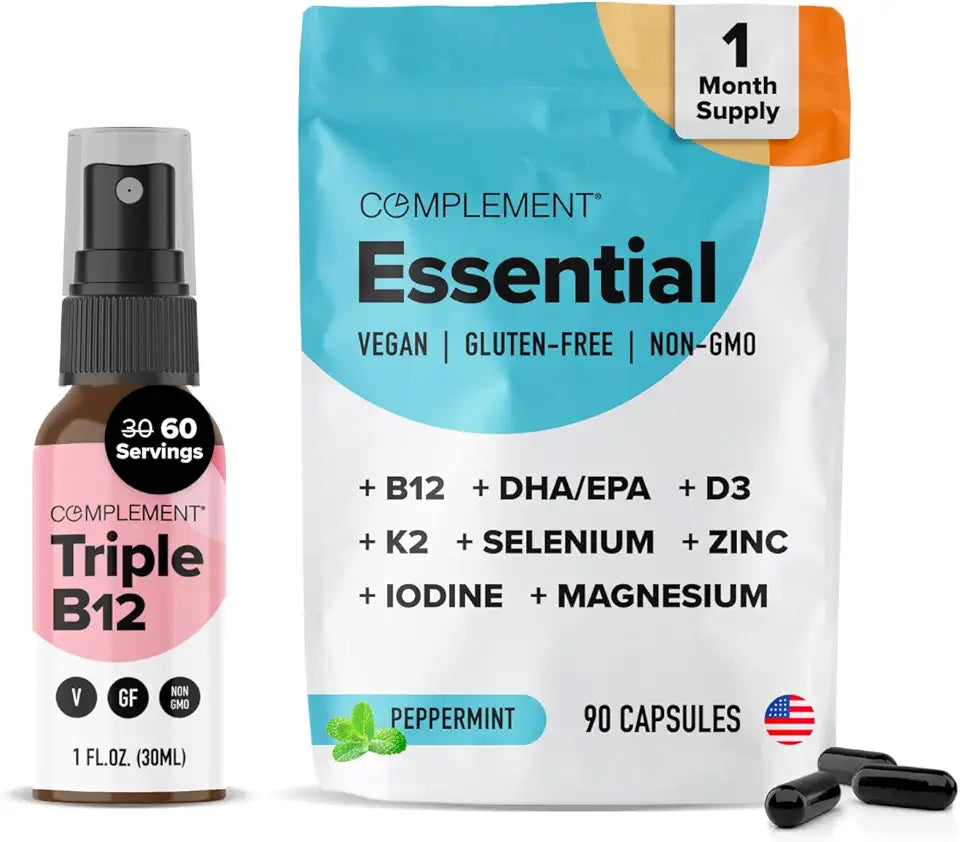 Vegan Multivitamin & Triple B12 Spray Bundle C280092