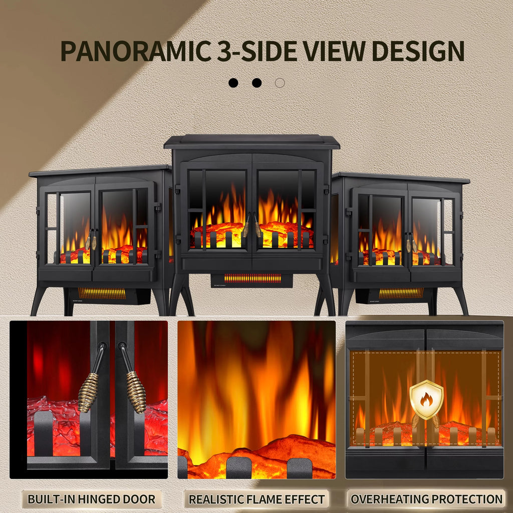 Electric Fireplace Stove 23 Inch R839