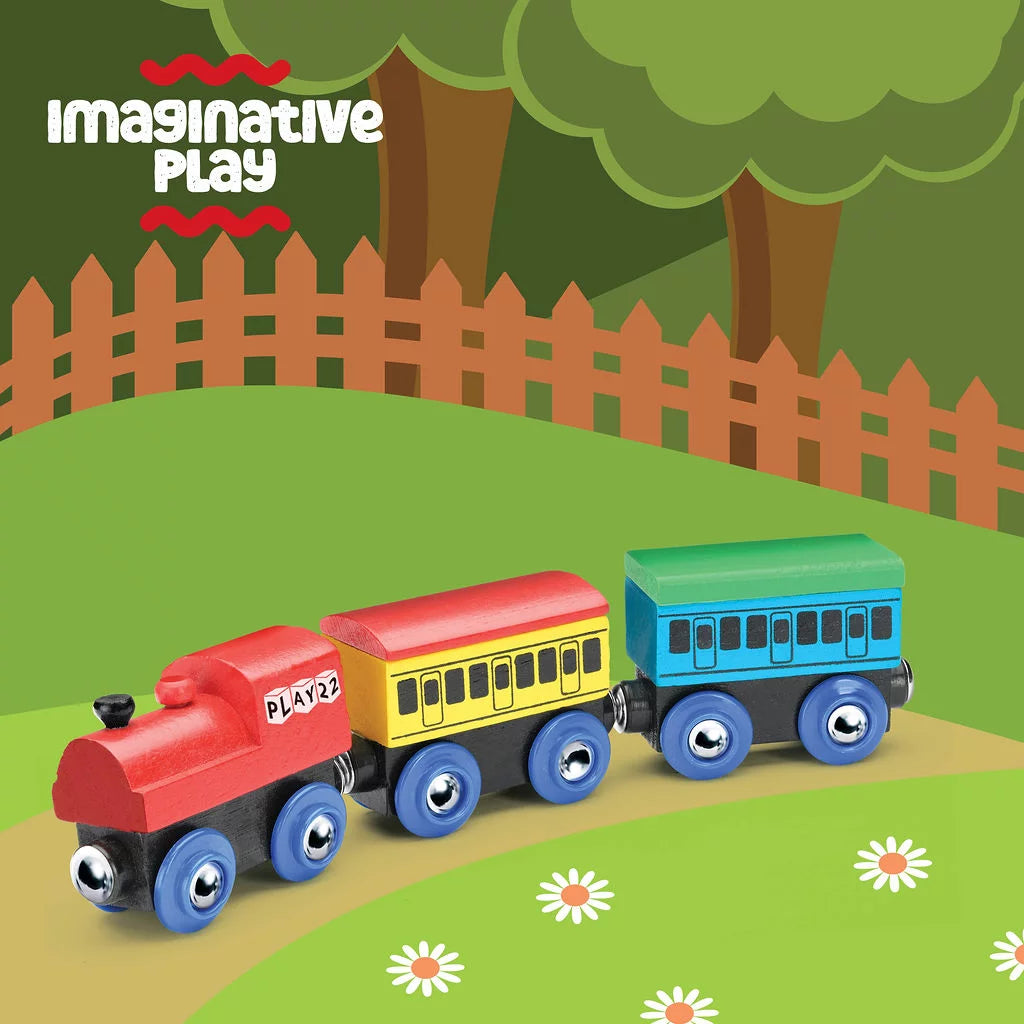 Wooden Magnetic Train Set 12 PCS G9368