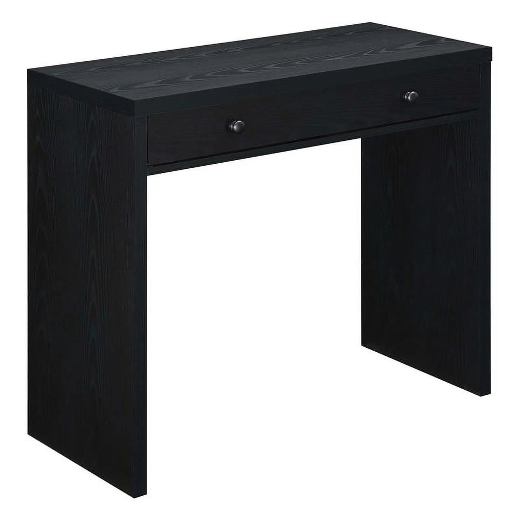 Black 36-inch Desk with Drawer F58778
