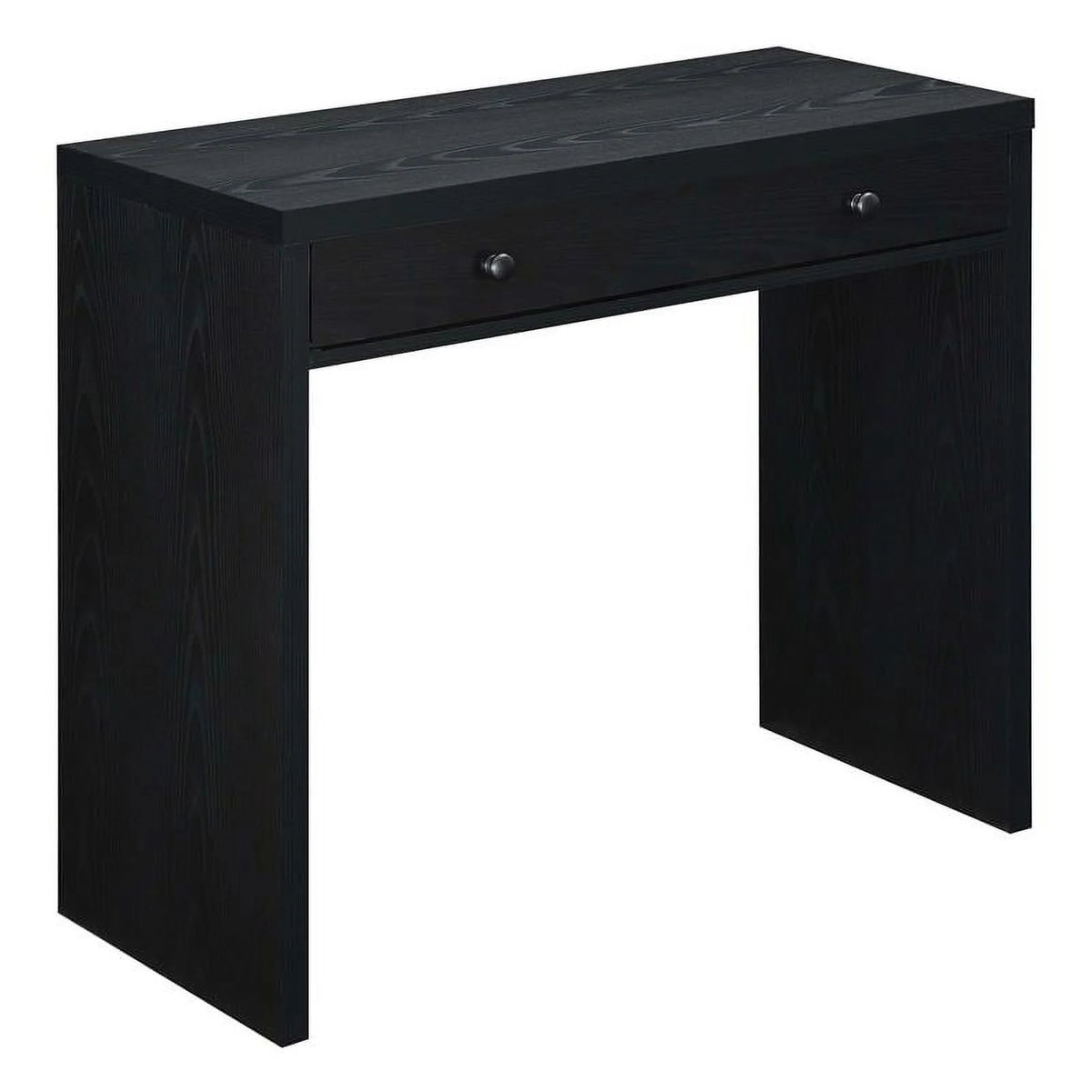 Black 36-inch Desk with Drawer F58778
