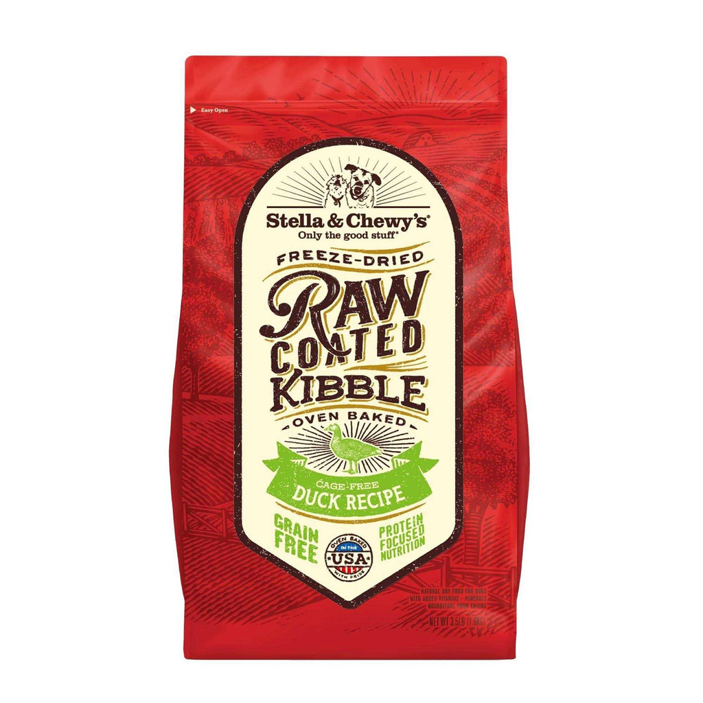 Duck Raw Coated Kibble Dog Food O186