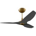 52 Ceiling Fan with Black Blades and Gold Finish L447147