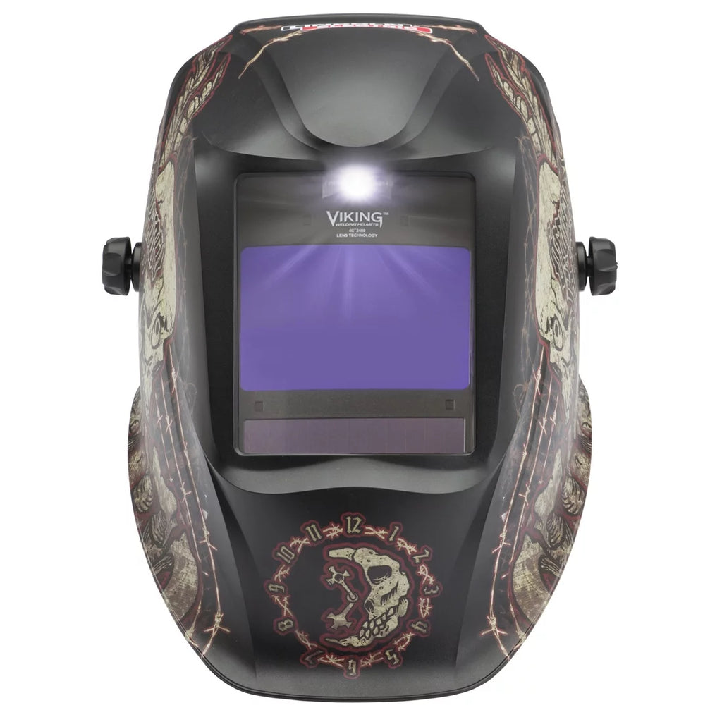 Auto-Darkening Welding Helmet With Integrated Smart LED Light W55845