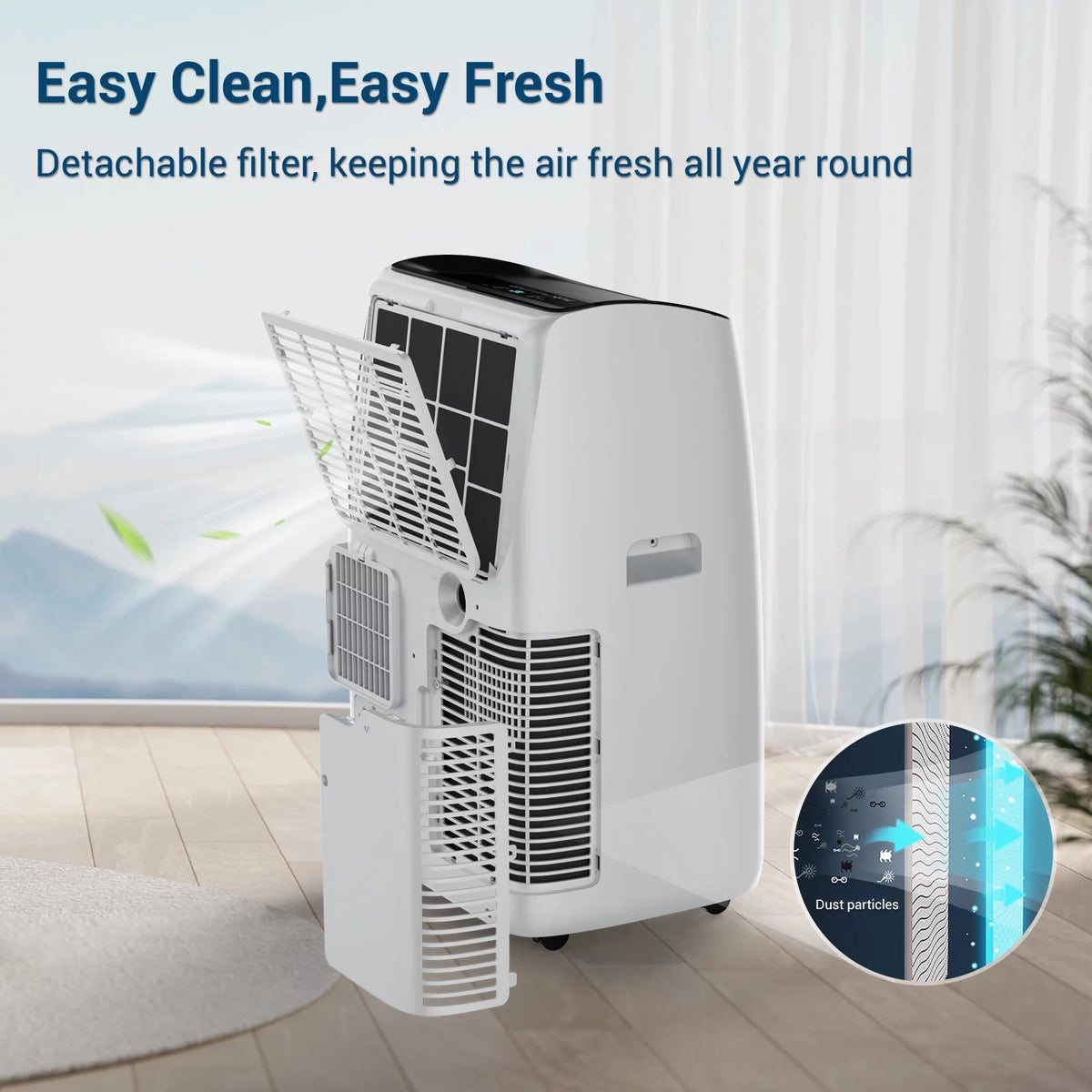 Portable Air Conditioner 10200BTU Dehumidifier Fan Remote Control Y210918
