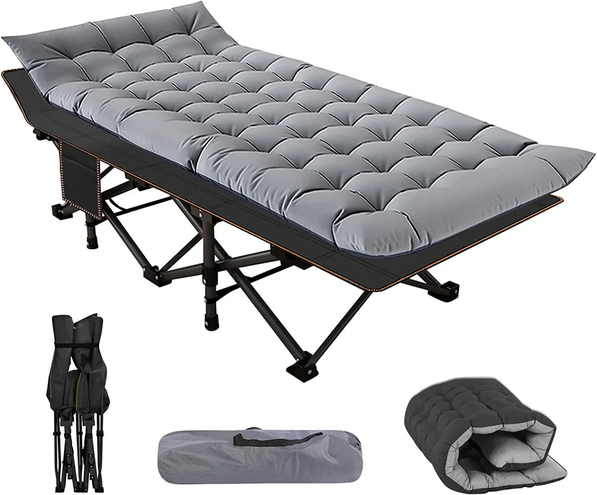 Folding Cot with 3.3 Inch Mattress and Carry Bag G731