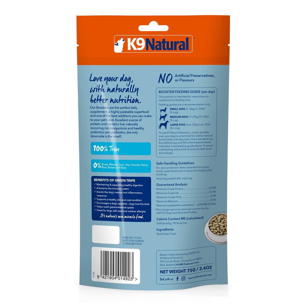 Beef Green Tripe Freeze-Dried Booster X2699