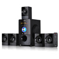 Black 5.1 Channel Surround Sound Bluetooth Speaker System G4491
