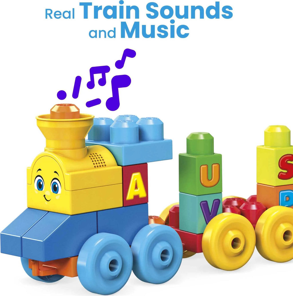 Toy Blocks ABC Musical Train with Sounds and Music 50 Pieces B5224