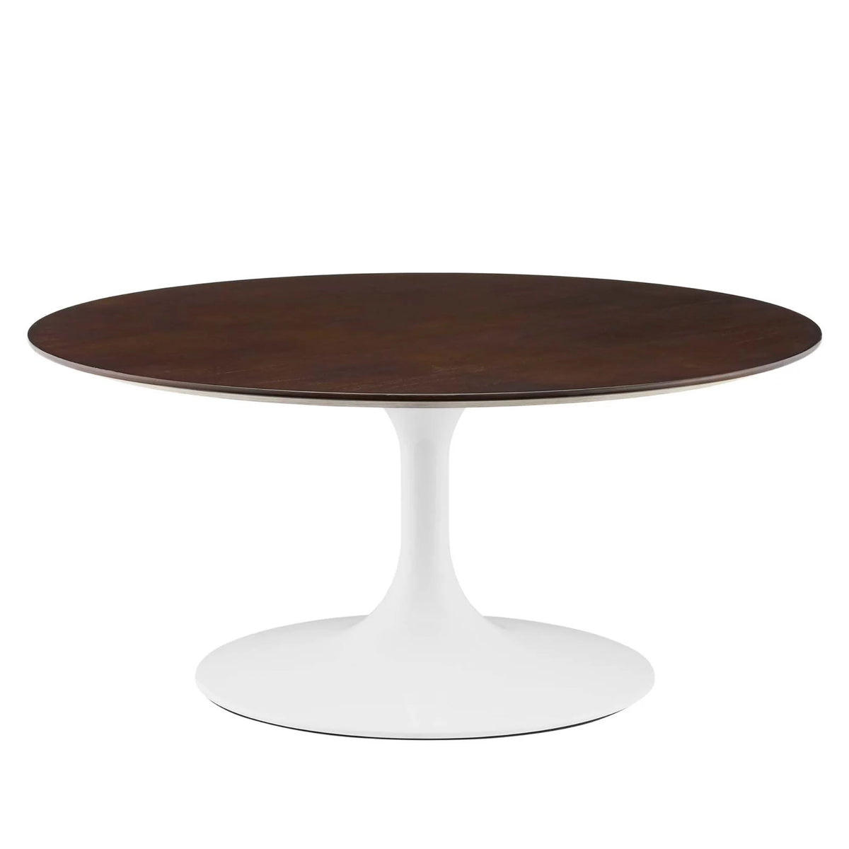 White Cherry Walnut Wood Coffee Table V269
