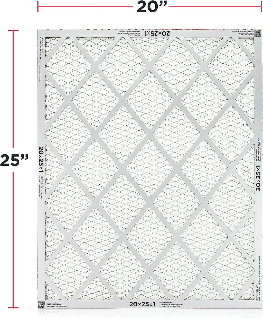 20" x 25" x 1" MERV 11 Air Filter 6 Pack F4839