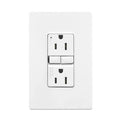 White 15A Tamper Resistant GFCI Receptacle D82338